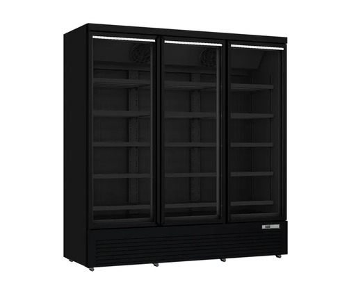 [DF1563BD] Scancool vrieskast met glazen draaideur DF 1563 BD